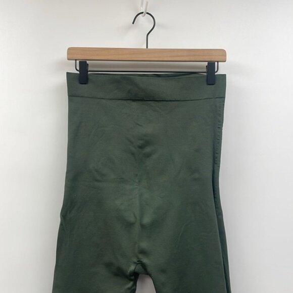 BLANQI Everyday Maternity High Rise Support 7/8 Ankle Leggings Green Large - Picture 7 of 9